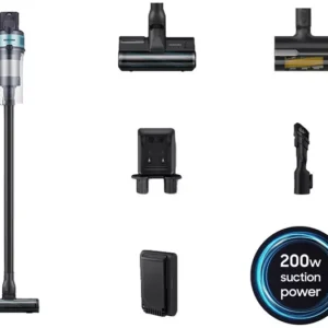 SAMSUNG Jet 75E Pet Max 200W VS20B75AGR1/EU Cordless Vacuum Cleaner with Pet Tool - Teal Mint