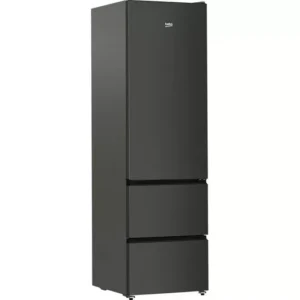 BEKO HarvestFresh GNE4603VPZ 70/30 Fridge Freezer - Black Steel